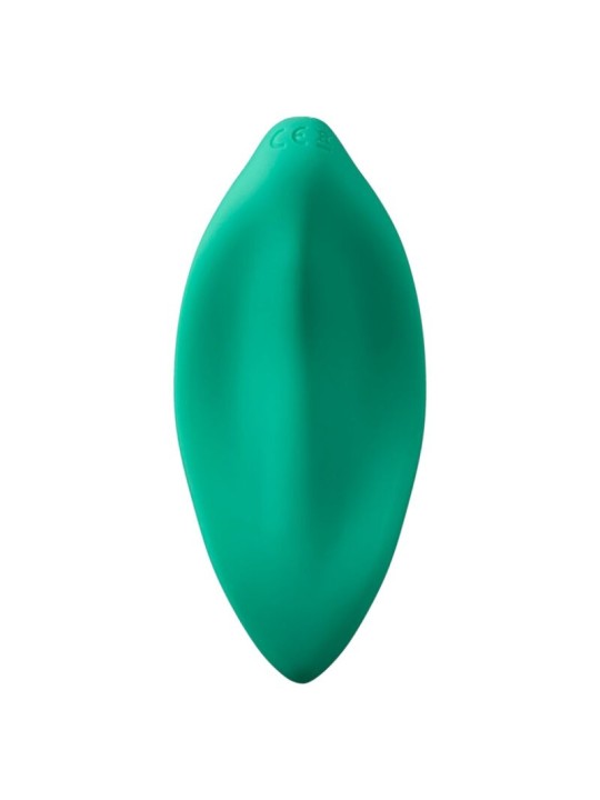 ROMP WAVE VIBRADOR ESTIMULADOR DE CLITORIS FORMA ERGONOMICA VERDE AGUA