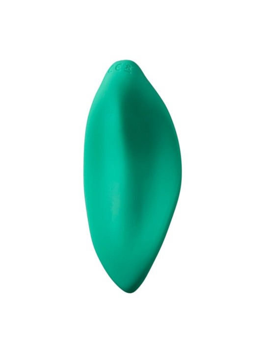ROMP WAVE VIBRADOR ESTIMULADOR DE CLITORIS FORMA ERGONOMICA VERDE AGUA