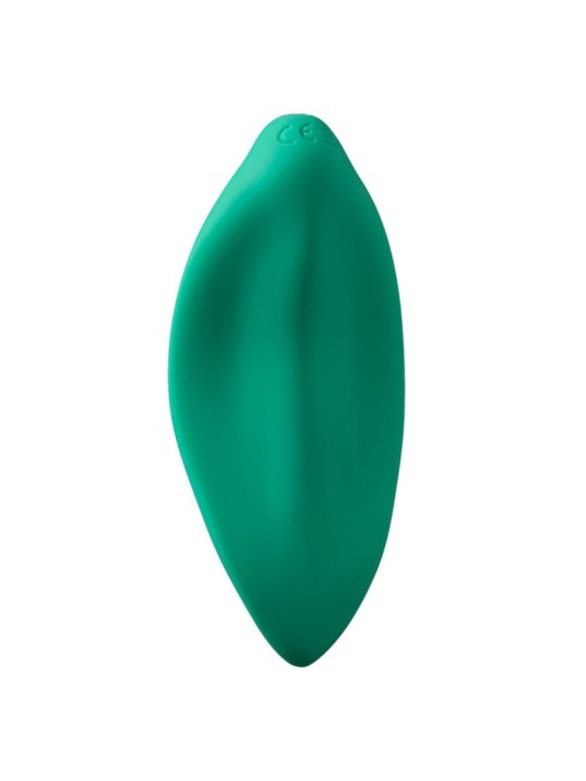 ROMP WAVE VIBRADOR ESTIMULADOR DE CLITORIS FORMA ERGONOMICA VERDE AGUA