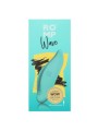 ROMP WAVE VIBRADOR ESTIMULADOR DE CLITORIS FORMA ERGONOMICA VERDE AGUA