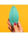 ROMP WAVE VIBRADOR ESTIMULADOR DE CLITORIS FORMA ERGONOMICA VERDE AGUA