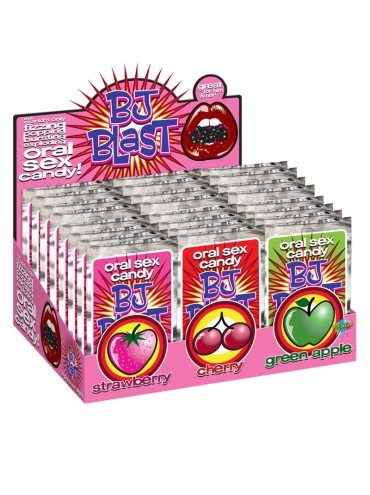 PIPEDREAMS BJ BLAST CARAMELO SEXO ORAL SURTIDO DISPLAY 36 UDS