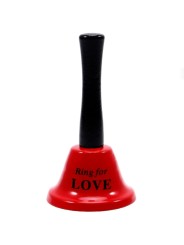 DIABLO PICANTE CAMPANA DE MANO RING FOR LOVE COLOR ROJO