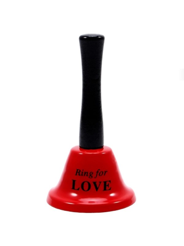 DIABLO PICANTE CAMPANA DE MANO RING FOR LOVE COLOR ROJO