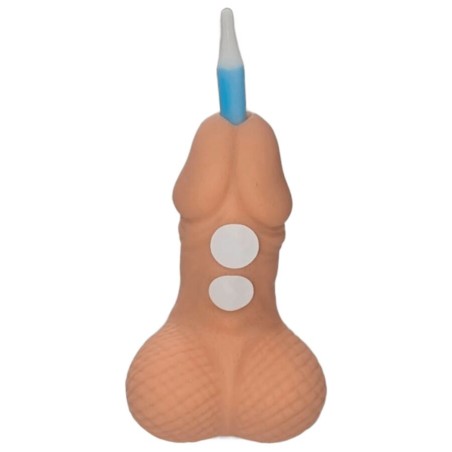 DIABLO PICANTE PENE TONO CLARO VELA NUMERO CUMPLEANOS