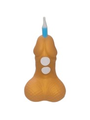 DIABLO PICANTE PENE VELA NUMERO CUMPLEANOS DORADO