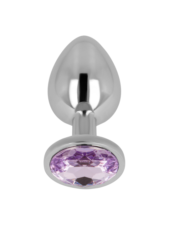 OHMAMA PLUG ANAL CON CRISTAL VIOLETA 8 CM