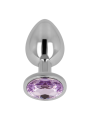 OHMAMA PLUG ANAL CON CRISTAL VIOLETA 8 CM