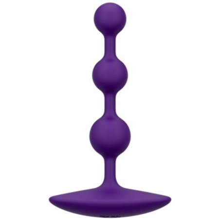 ROMP AMP PURPLE BOLAS ANALES FLEXIBLES DE SILICONA 125 CM MORADO