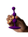 ROMP AMP PURPLE BOLAS ANALES FLEXIBLES DE SILICONA 125 CM MORADO