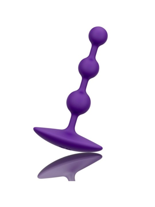 ROMP AMP PURPLE BOLAS ANALES FLEXIBLES DE SILICONA 125 CM MORADO