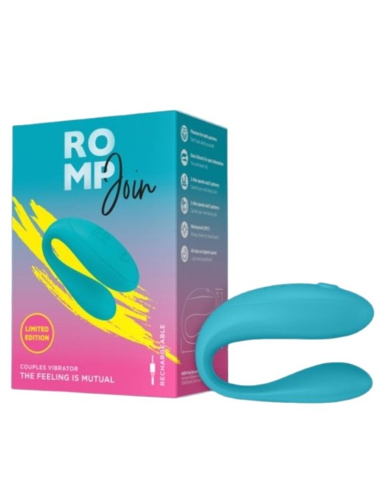 ROMP JOIN VIBRADOR PARA PAREJAS TURQUESA
