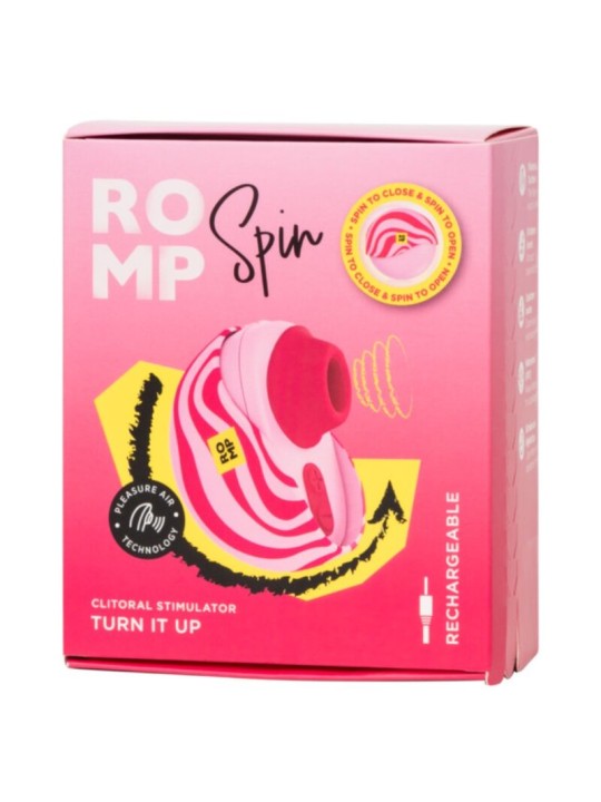 ROMP SPIN SUCCIONADOR DE CLITORIS APERTURA Y CIERRE GIRATORIO