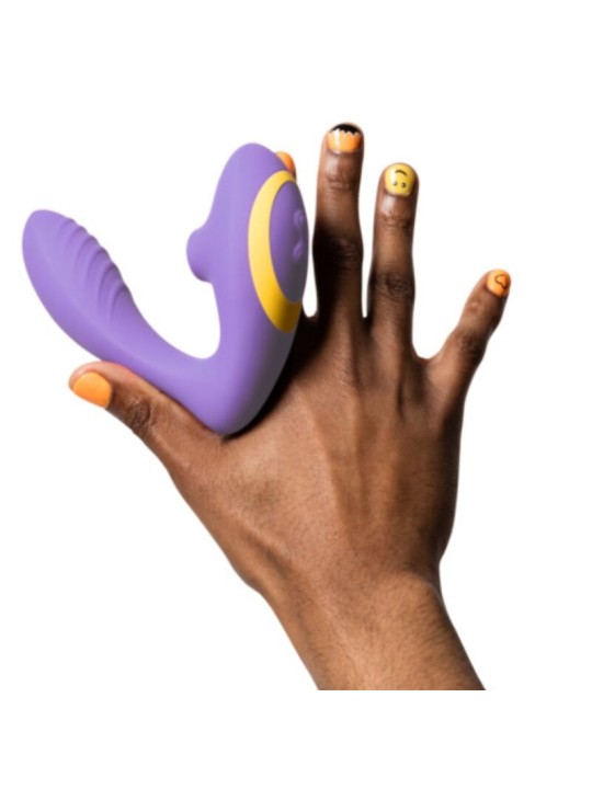ROMP REVERB ESTIMULADOR PUNTO G Y SUCCIONADOR DE CLITORIS LILA