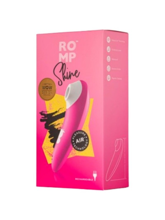 ROMP SHINE X SUCCIONADOR DE CLITORIS 10 NIVELES ROSA