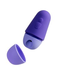 ROMP FREE X ESTIMULADOR DE CLITORIS CON TAPA 10 NIVELES RECARGABLE MORADO