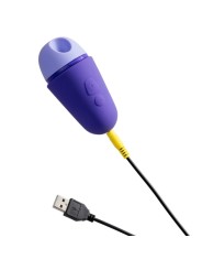ROMP FREE X ESTIMULADOR DE CLITORIS CON TAPA 10 NIVELES RECARGABLE MORADO