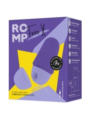 ROMP FREE X ESTIMULADOR DE CLITORIS CON TAPA 10 NIVELES RECARGABLE MORADO