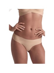 BYE BRA PACK 2 TANGAS INVISIBLES BEIGE Y NEGRO TALLA S