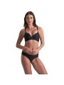 BYE BRA PACK 2 TANGAS INVISIBLES BEIGE Y NEGRO TALLA S