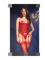 CHILIROSE CR 4893 SET CORSET ROJO S