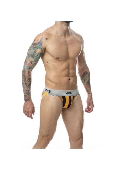 MOB JOCK CLASICO STRIPE NARANJA TALLA S