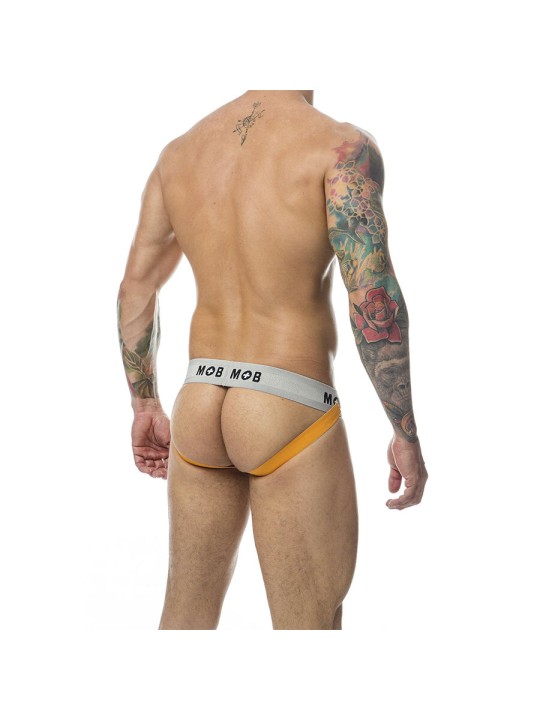 MOB JOCK CLASICO STRIPE NARANJA TALLA S