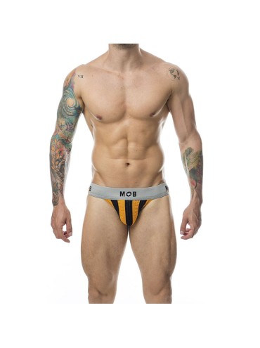 MOB JOCK CLASICO STRIPE NARANJA TALLA S