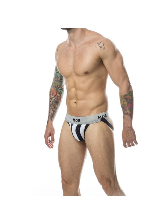 MOB JOCK CLASICO STRIPE BLANCO TALLA S
