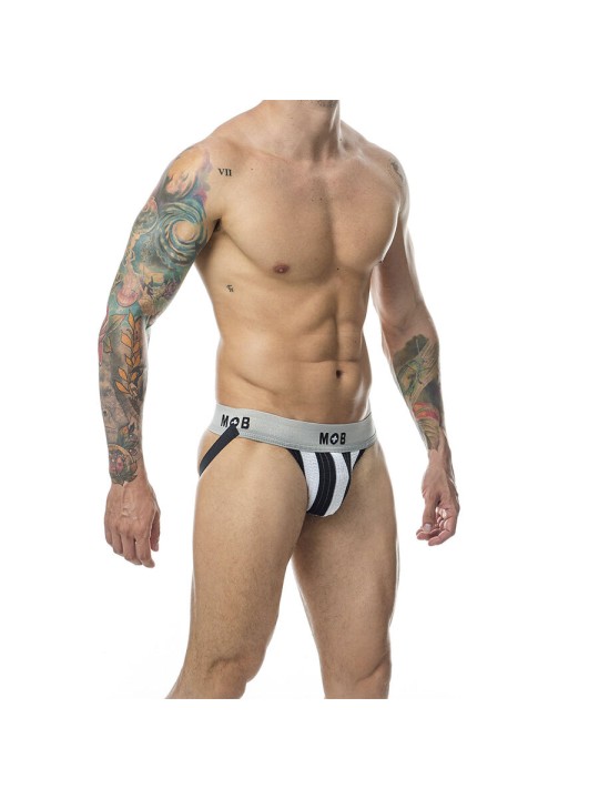 MOB JOCK CLASICO STRIPE BLANCO TALLA S