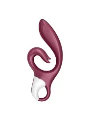 SATISFYER LOVE ME VIBRADOR RABBIT ROJO