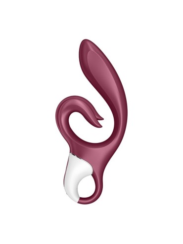 SATISFYER LOVE ME VIBRADOR RABBIT ROJO
