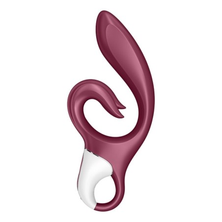 SATISFYER LOVE ME VIBRADOR RABBIT ROJO