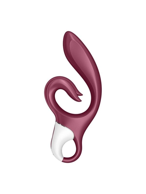 SATISFYER LOVE ME VIBRADOR RABBIT ROJO