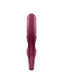 SATISFYER LOVE ME VIBRADOR RABBIT ROJO