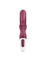 SATISFYER LOVE ME VIBRADOR RABBIT ROJO