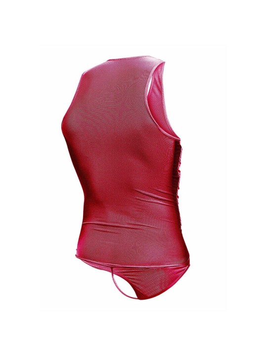 MOB BODYSHEER TRANSPARTE ROJO TALLA S M