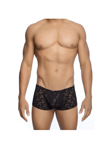 MOB BOXER ENCAJE NEGRO TALLA S M