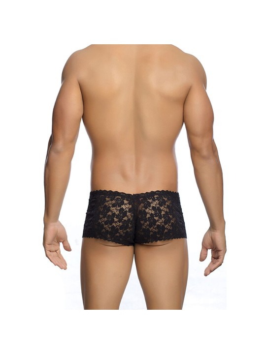 MOB BOXER ENCAJE NEGRO TALLA S M