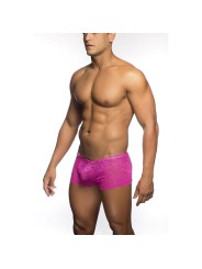 MOB BOXER ENCAJE ROSA TALLA S M