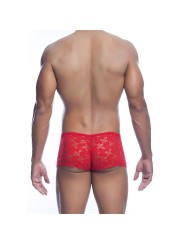MOB BOXER ENCAJE ROJO TALLA S M