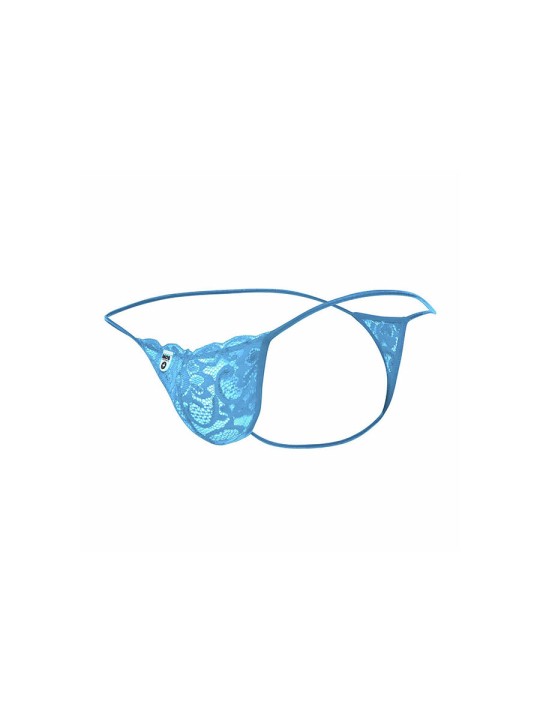 MOB TANGA DE ENCAJE AQUA TALLA S M
