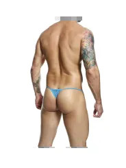 MOB TANGA DE ENCAJE AQUA TALLA S M