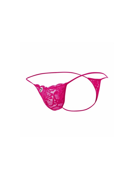 MOB TANGA DE ENCAJE ROSA TALLA S M