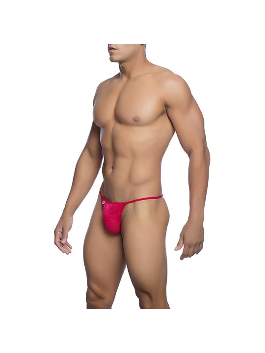 MOB V STRING DE MICROFIBRA ROJA TALLA S M