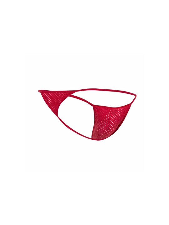 MOB V STRING DE MICROFIBRA ROJA TALLA S M