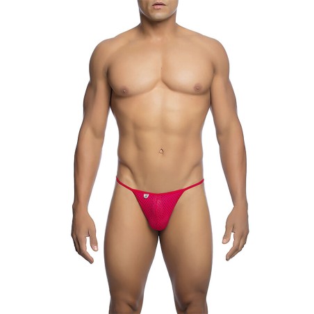 MOB V STRING DE MICROFIBRA ROJA TALLA S M