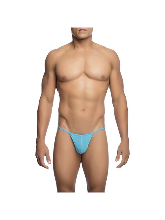 MOB TANGA TRANSPARENTE CON FORMA DE T AQUA TALLA S M