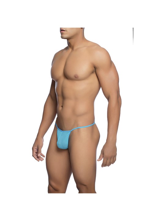 MOB TANGA TRANSPARENTE CON FORMA DE T AQUA TALLA S M