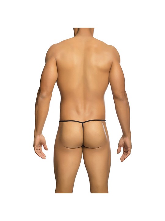 MOB TANGA TRANSPARENTE CON FORMA DE T NEGRO TALLA S M